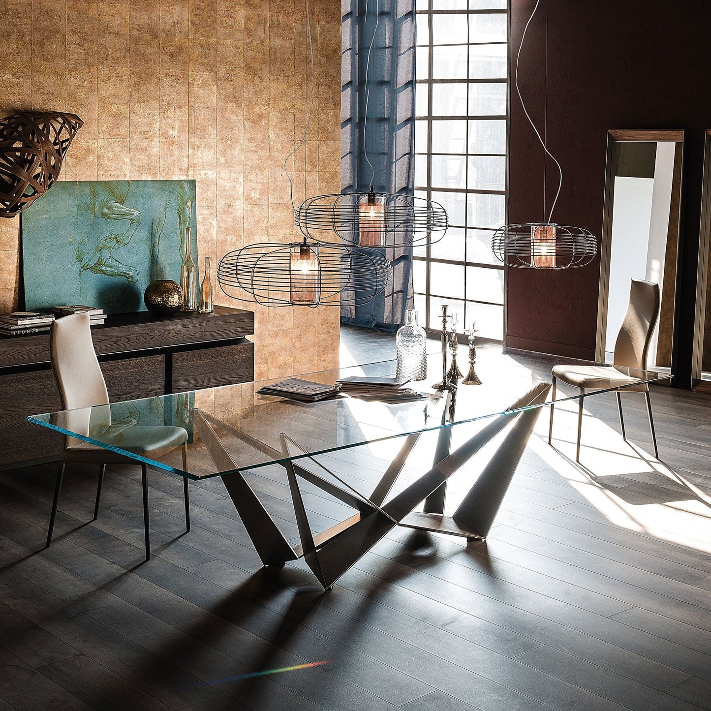 Cattelan Italia - Skorpio Glass Dining Table