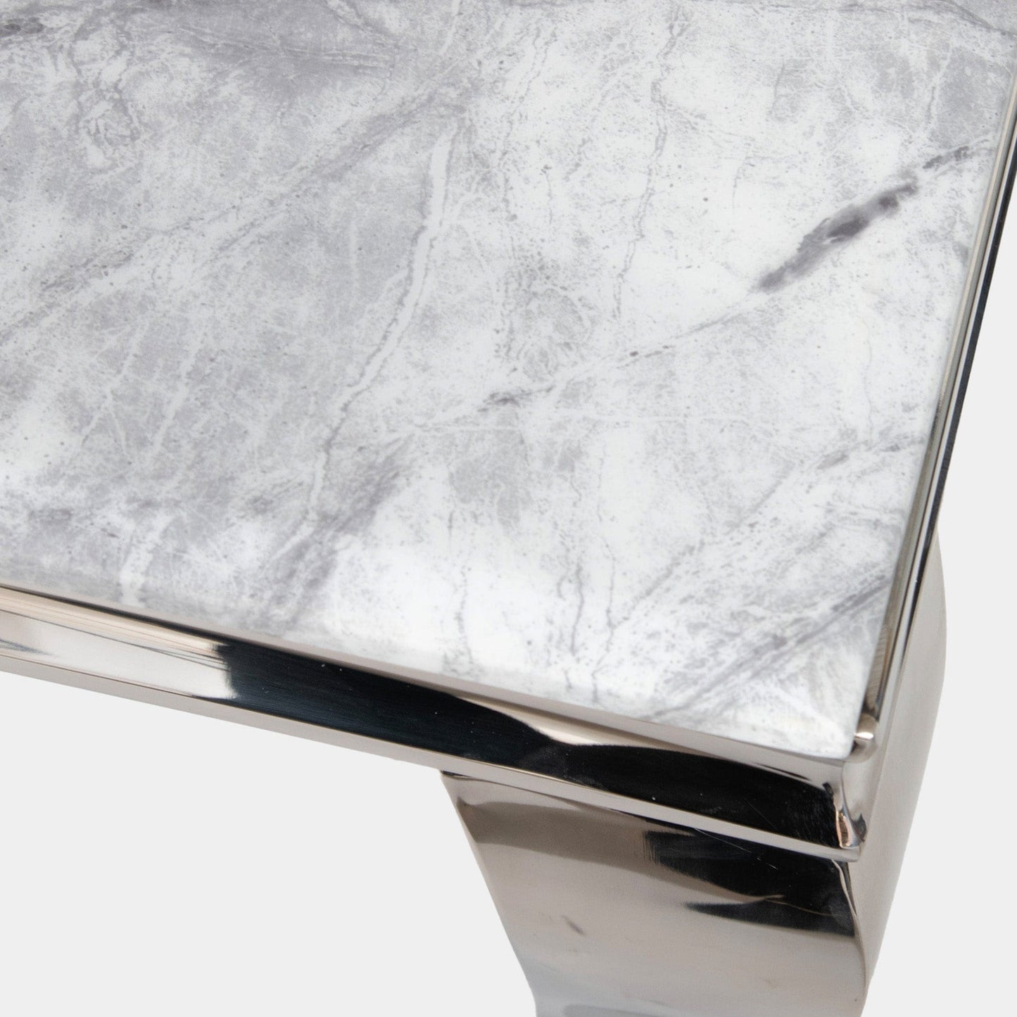 Izmir - Dining Table, Grey Marble Top
