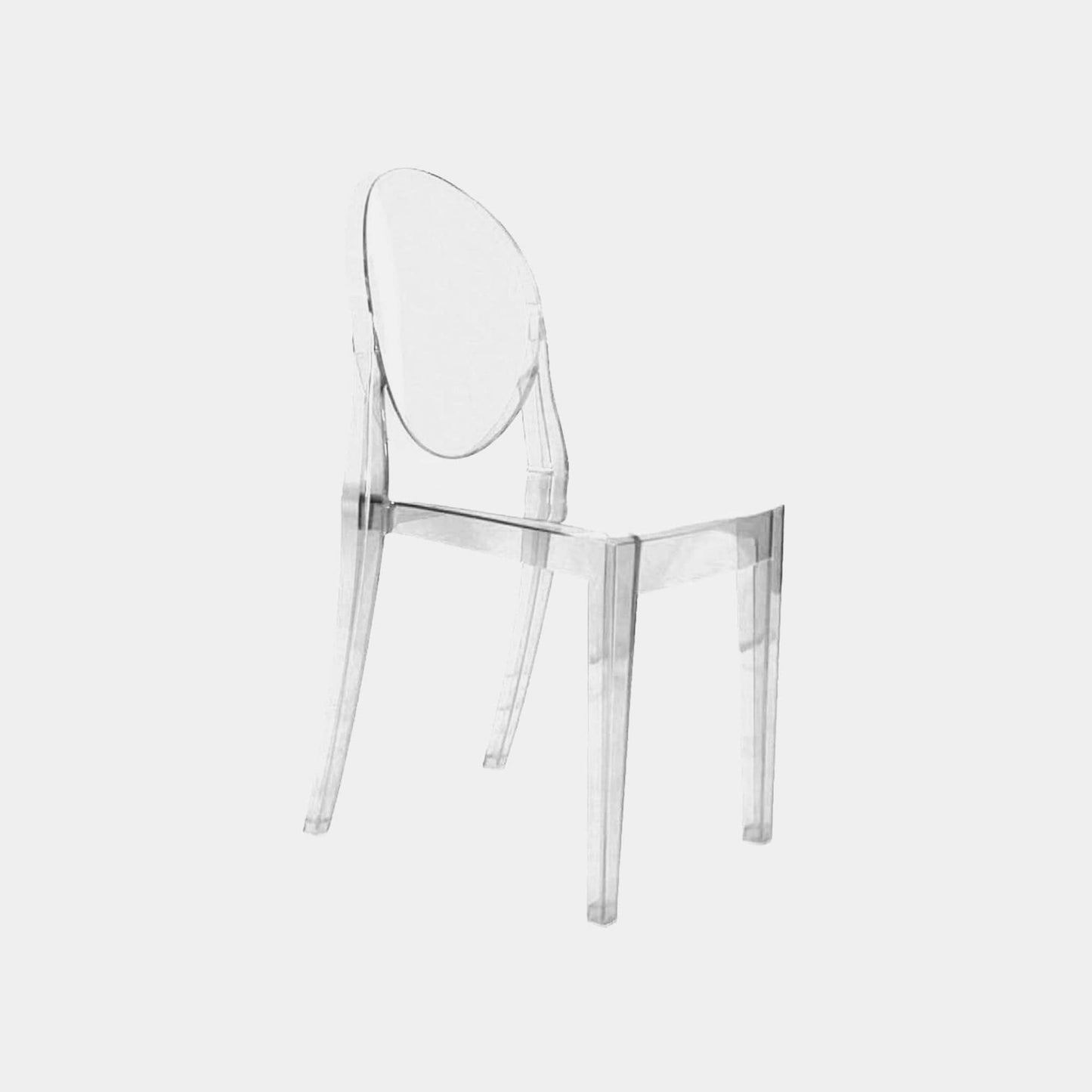 Victoria - Dining Chair In Crystal Ghost Polycarbonate