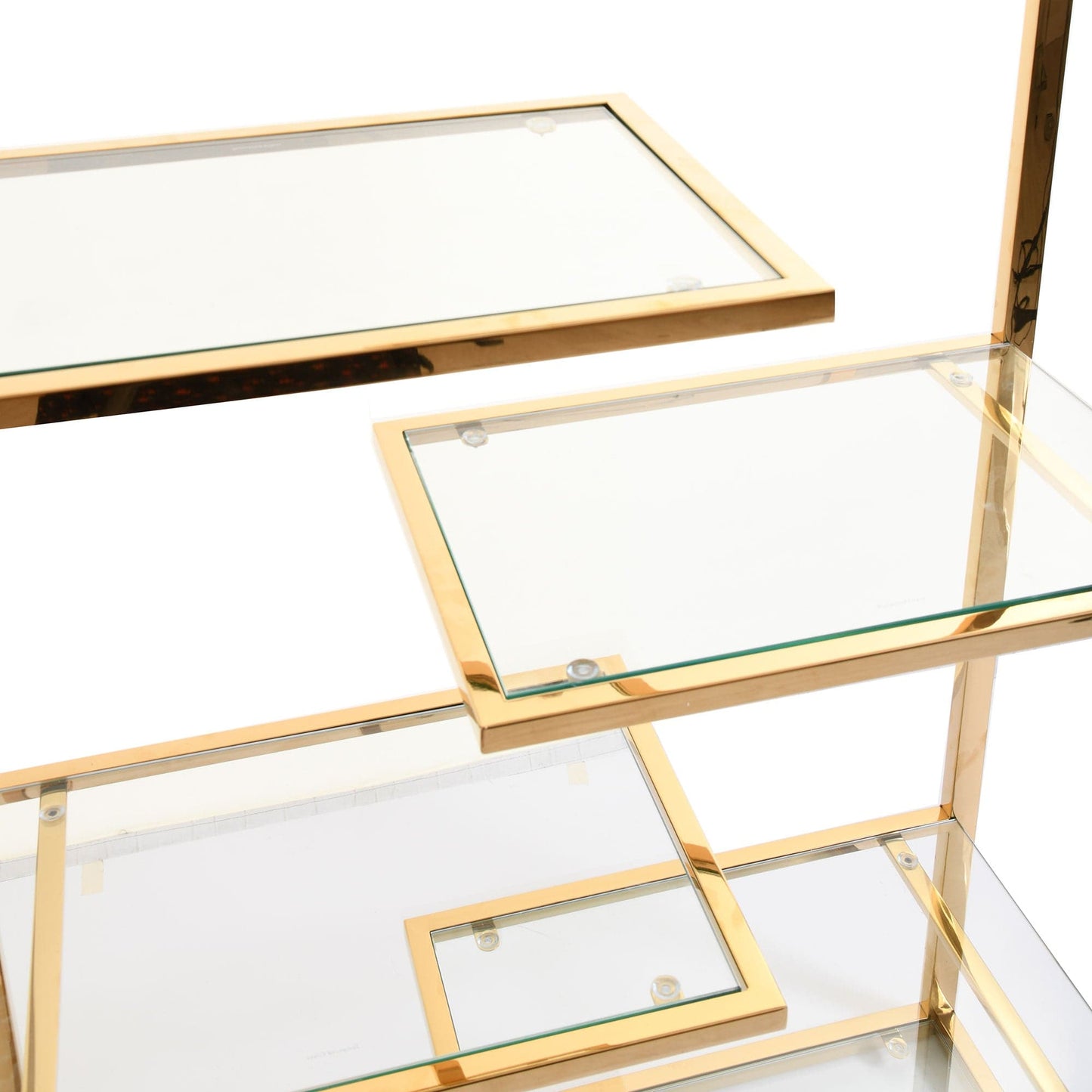 Auric - Display Cabinet, Gold Frame
