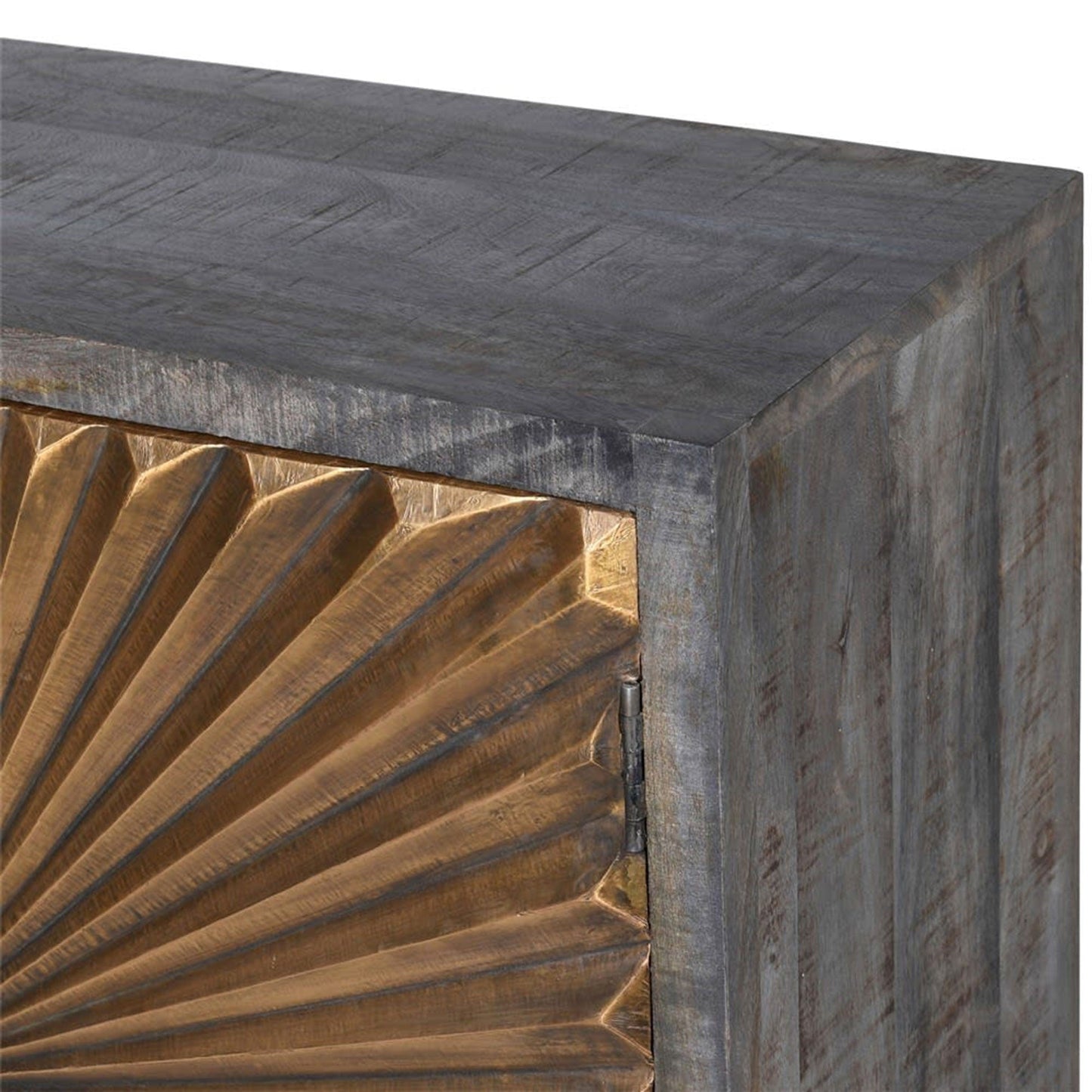 Radiance - Small Sideboard, Painted Brass