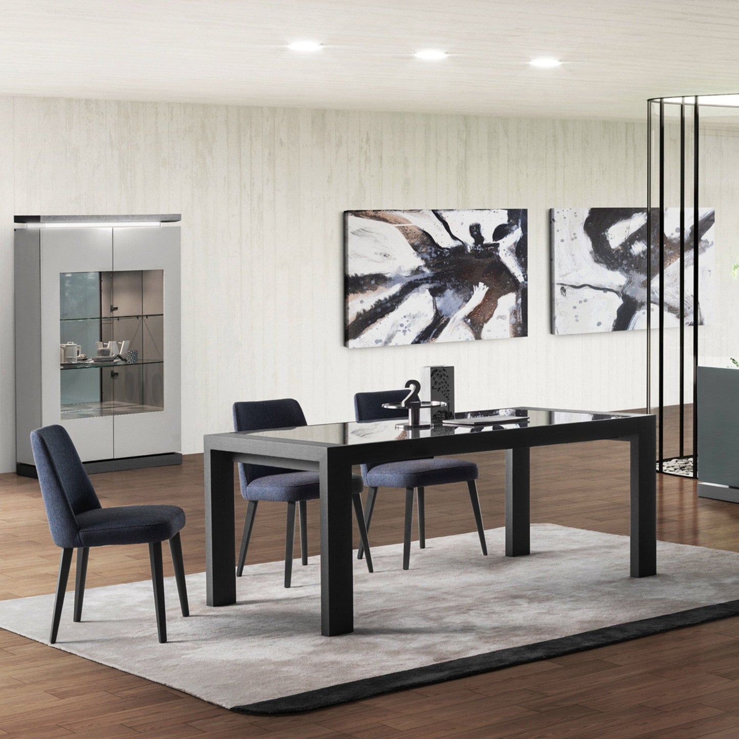 Guarda - Display Cabinet, Oak Matte