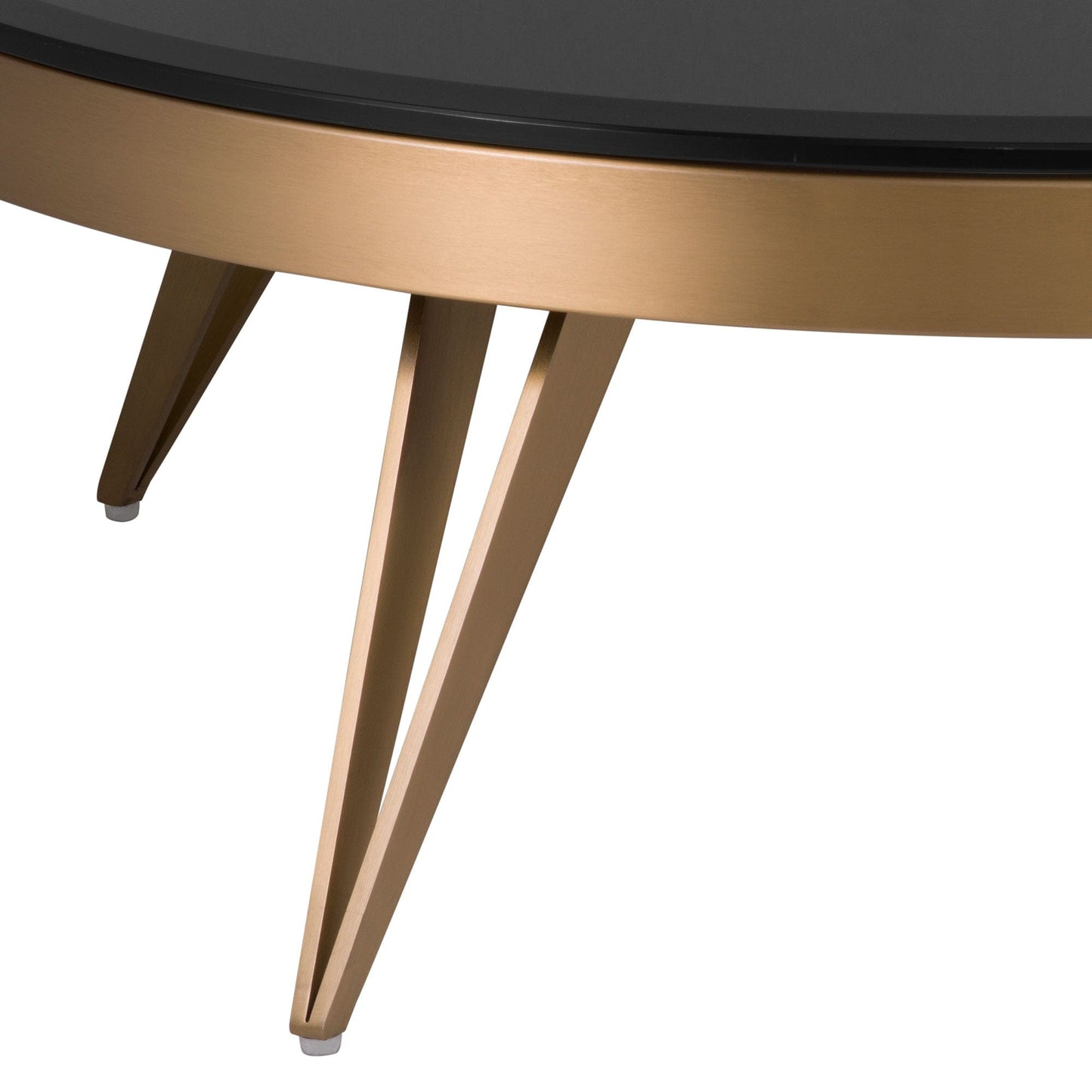 Eichholtz Rocco - Coffee Table In Black Bevelled Glass