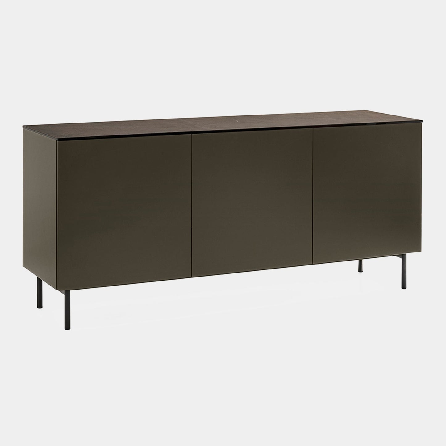 Calligaris Universal - 3 Door Sideboard, Bronze Mirror & Ceramic Top