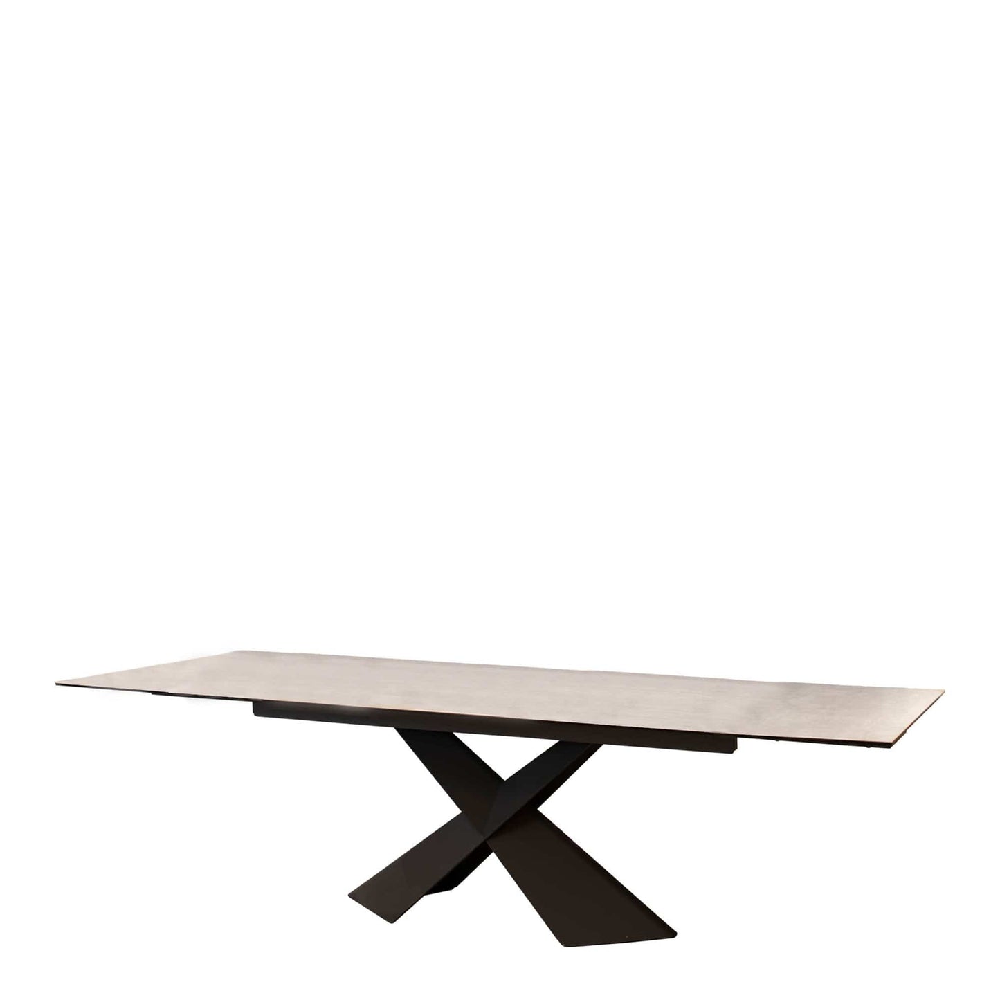 Vincenza - Extending Dining Table, Salt White Top