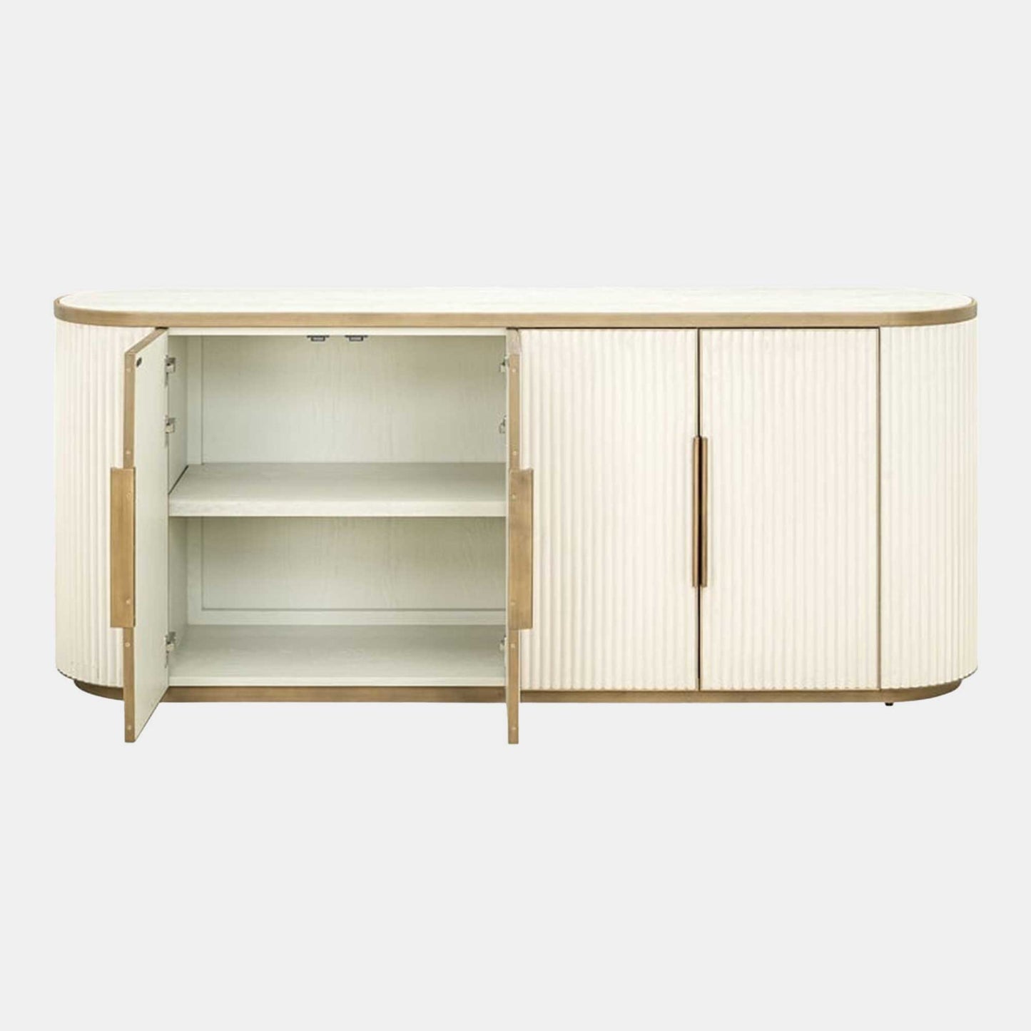 Fairfield - Sideboard, White & Gold