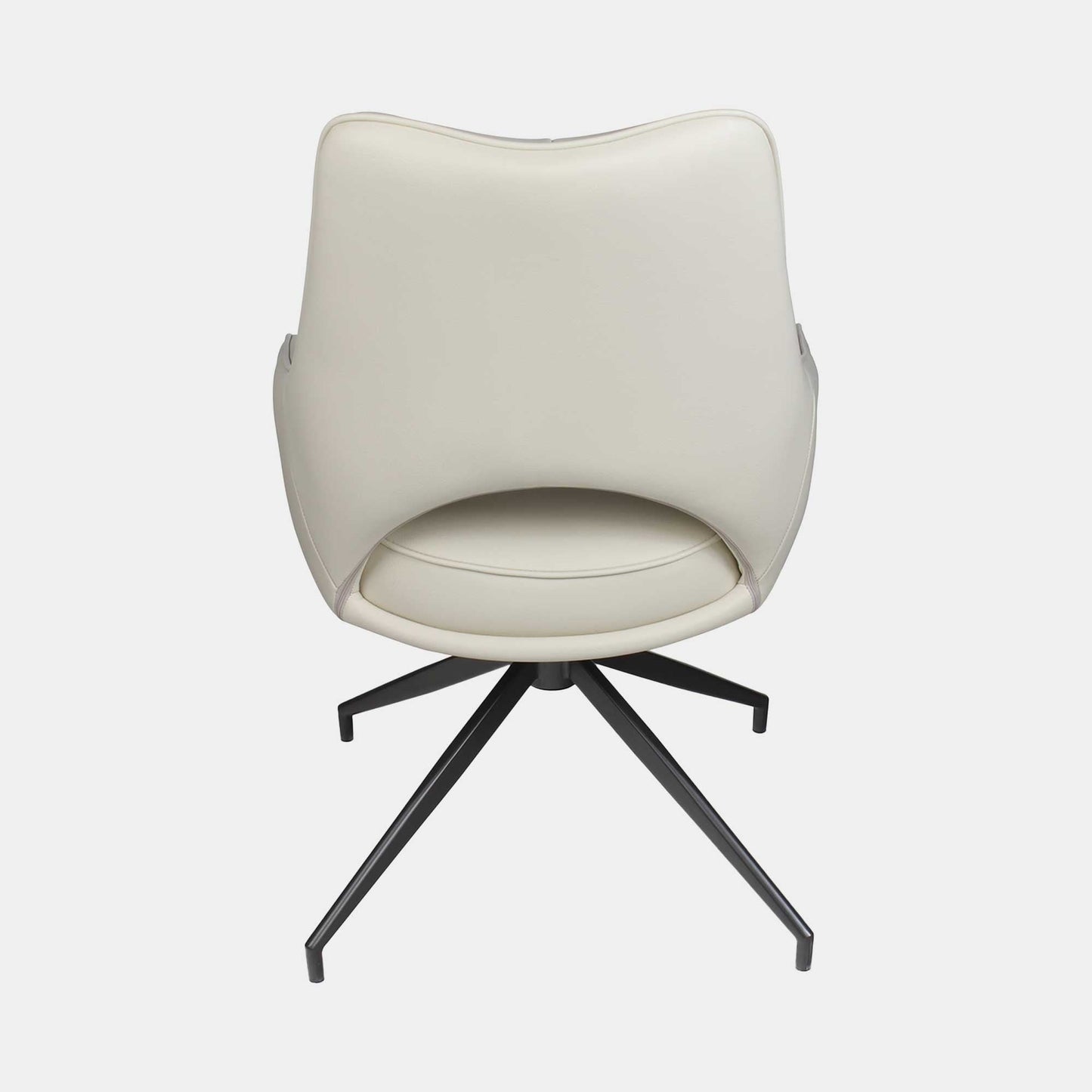 Alba - Swivel Dining Chair In PU Leather