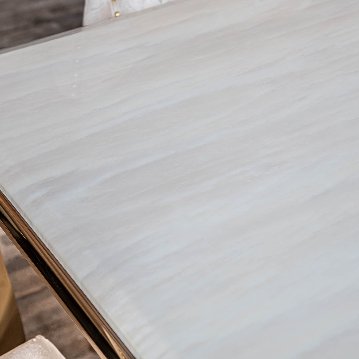 Dubai - Coffee Table With Cream Marble Top 120cm