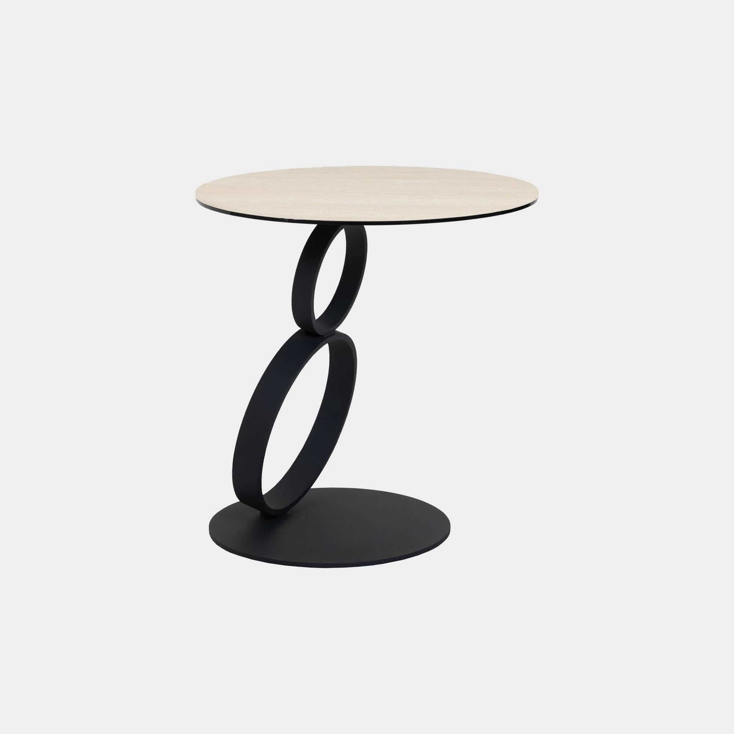 Rimini - Side Table, Cream Top