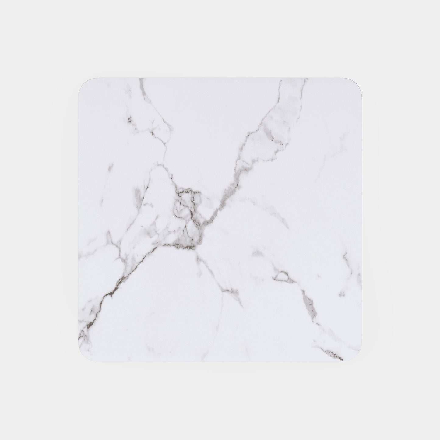 Medici - Bar Table Height Adjustable, White Marble Effect