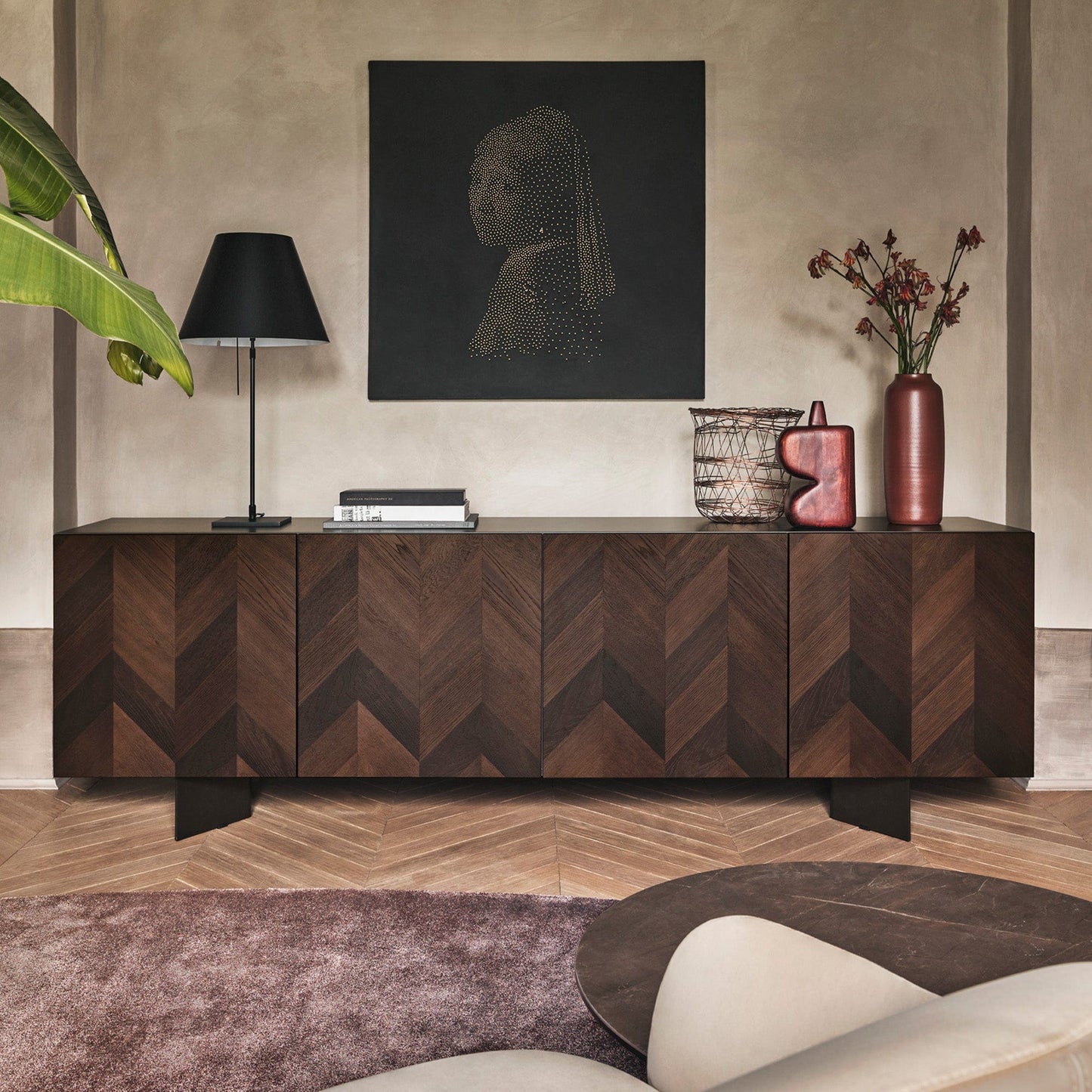 Calligaris Intarsi - 3 Door Sideboard