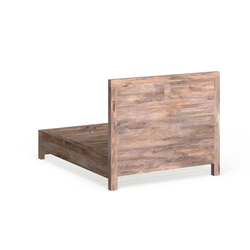 Furniture of America Werr Rustic Wood 2-Drawer Storage Bed with USB Headboard