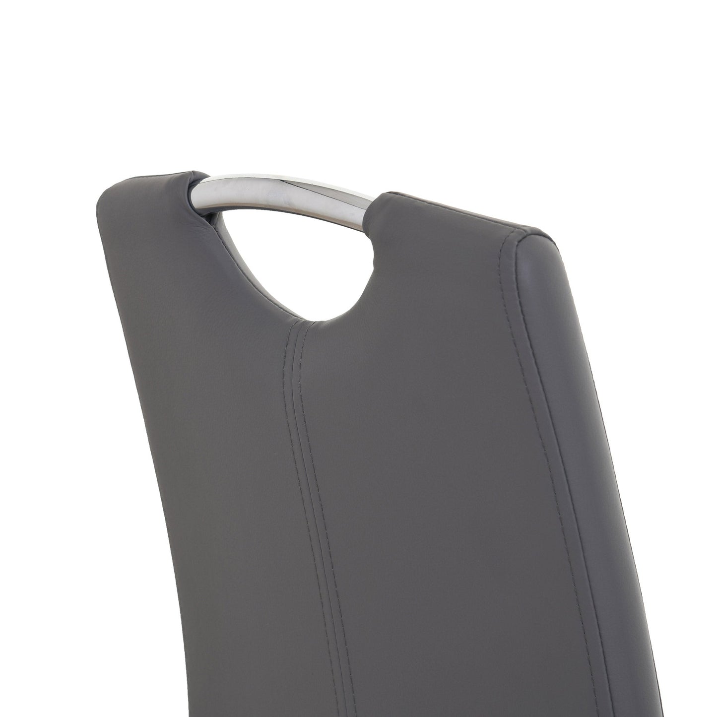 Naples - Cantilever Dining Chair In Faux Leather