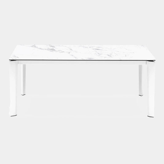 Calligaris Delta - Extending Dining Table, White Top
