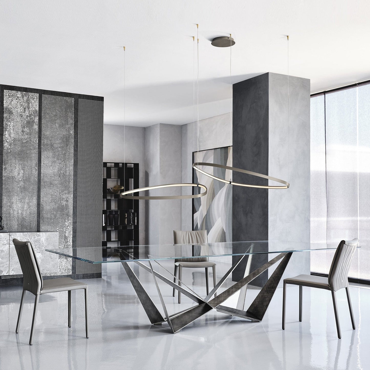 Cattelan Italia - Skorpio Dining Table Glass Top