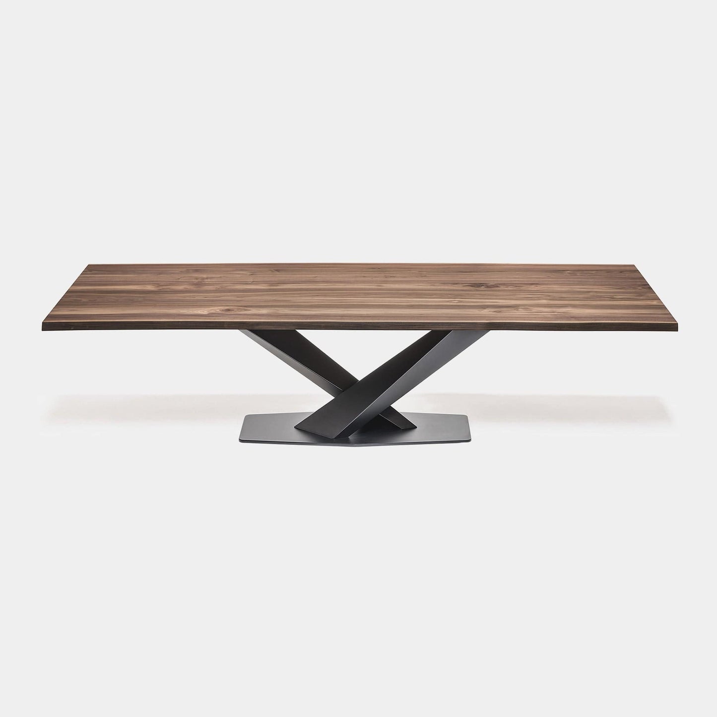Cattelan Italia - Stratos Dining Table Canaletto Walnut Top