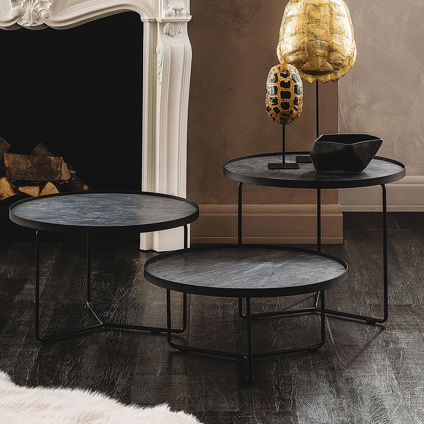 Cattelan Italia Billy - Side Table In Kermaik Marmi