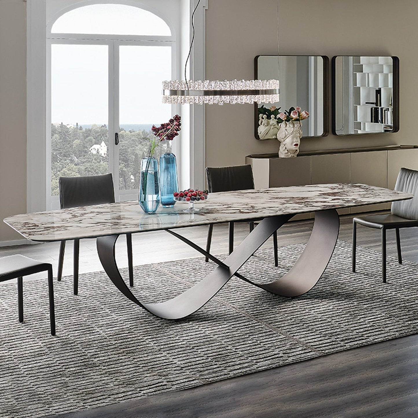 Cattelan Italia - Butterfly Dining Table Keramik Top
