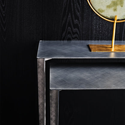 Cattelan Italia Etoile - Nest Of 2 Consoles Tables In Lacquered Steel