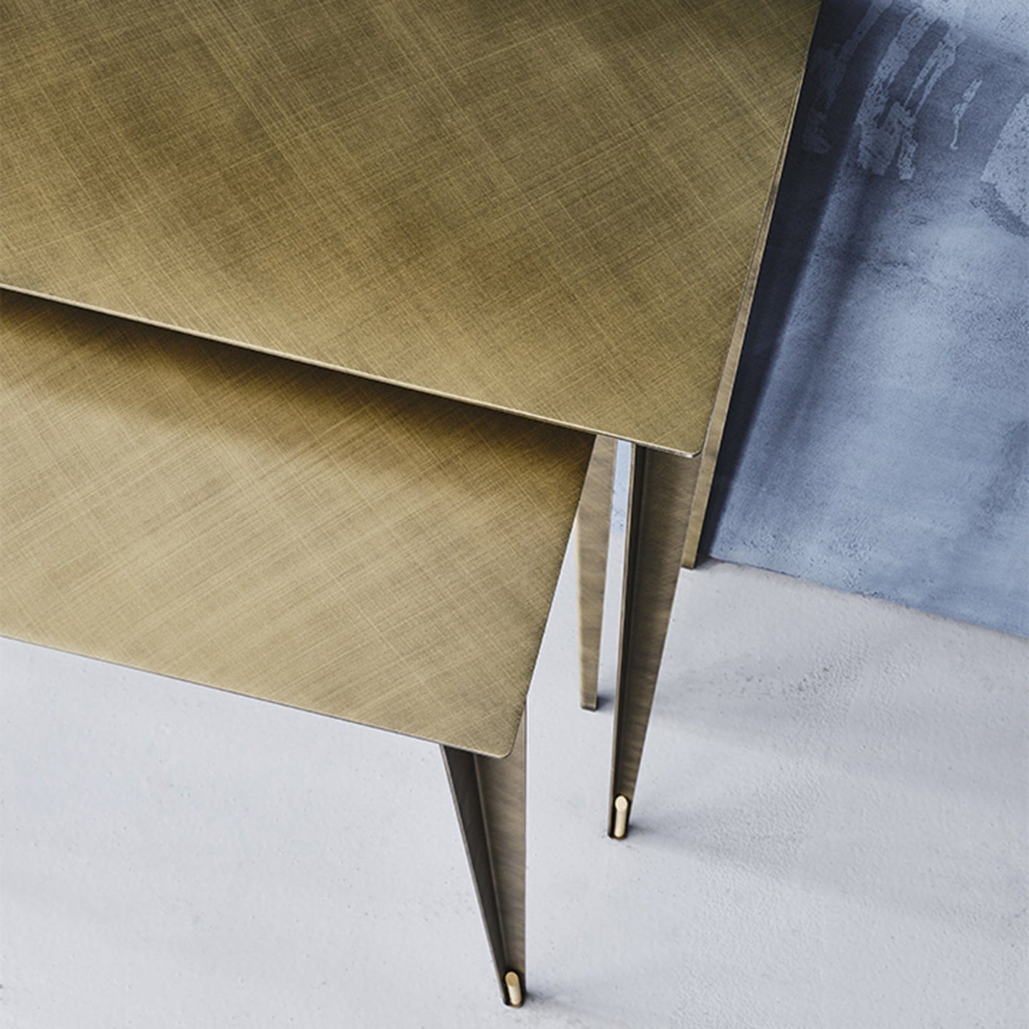 Cattelan Italia Etoile - Nest Of 2 Consoles Tables In Lacquered Steel