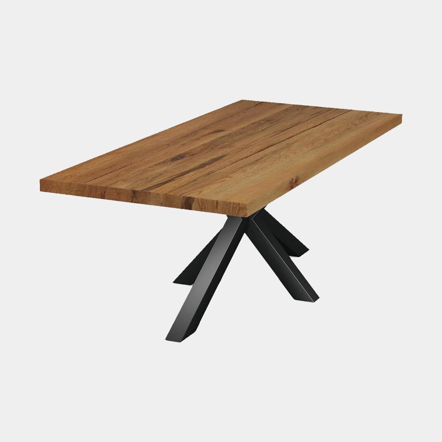 Titan - Dining Table, Natural Oak Top