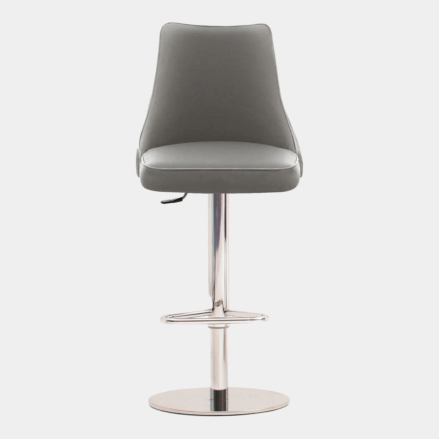 Bontempi Clara - Swivel Height Adjustable Barstool In Premium Eco Leather