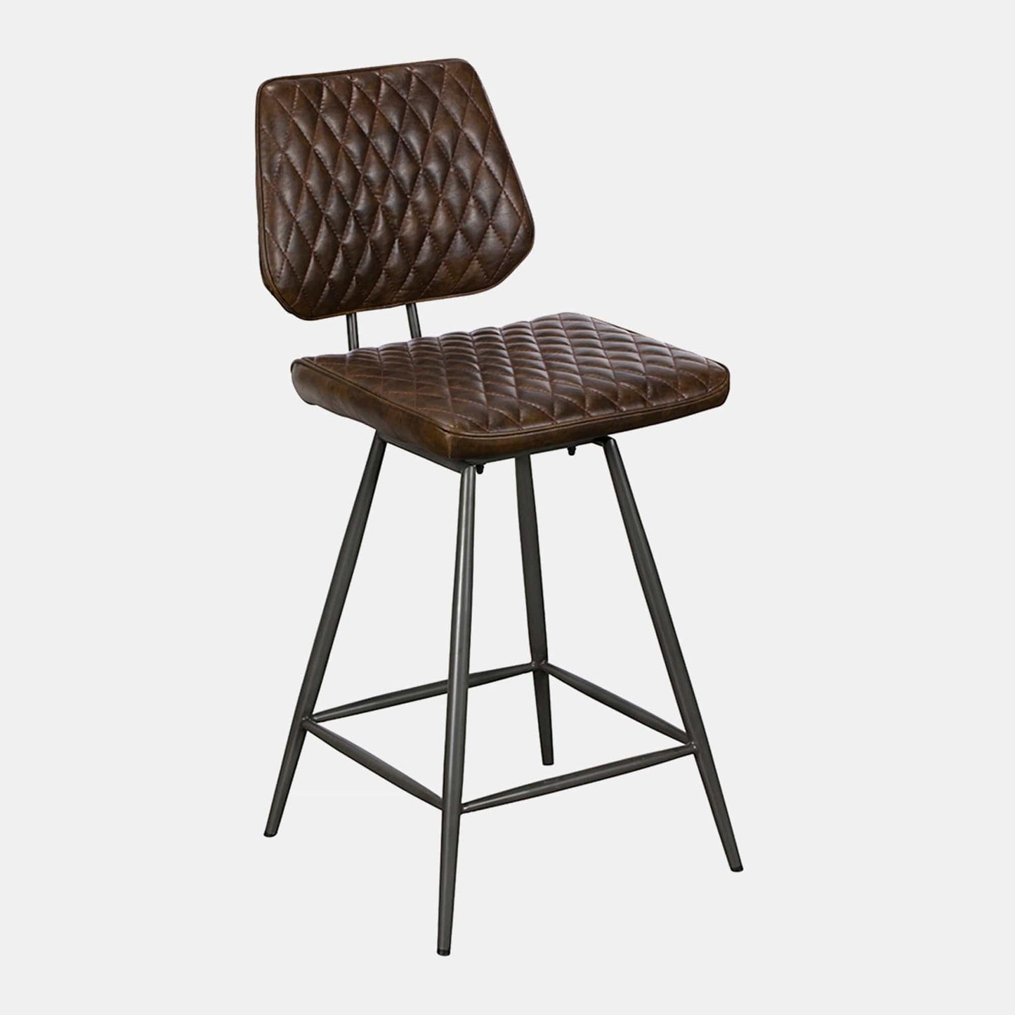 Downtown - Swivel Bar Stool In PU Leather