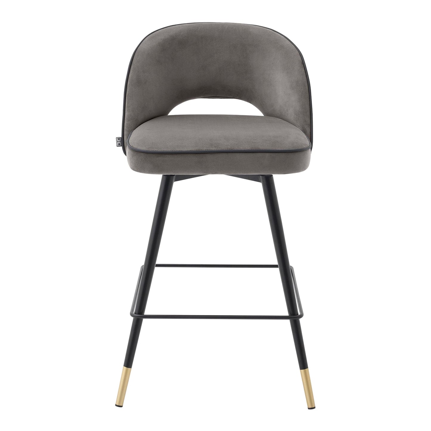 Eichholtz Cliff - Swivel Set Of 2 Counter Stools In Fabric