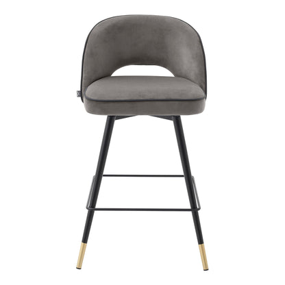 Eichholtz Cliff - Swivel Set Of 2 Counter Stools In Fabric