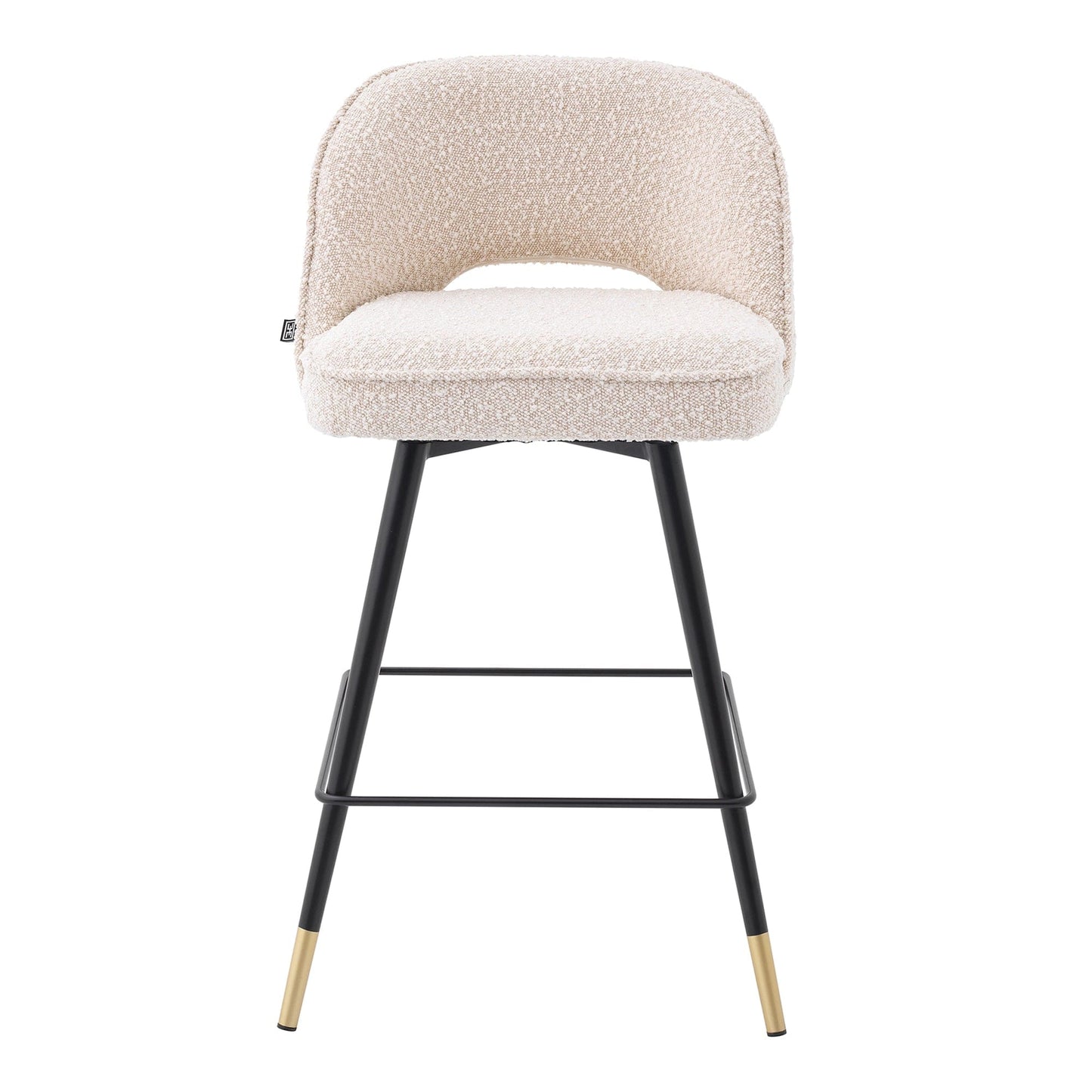 Eichholtz Cliff - Swivel Set Of 2 Counter Stools In Fabric