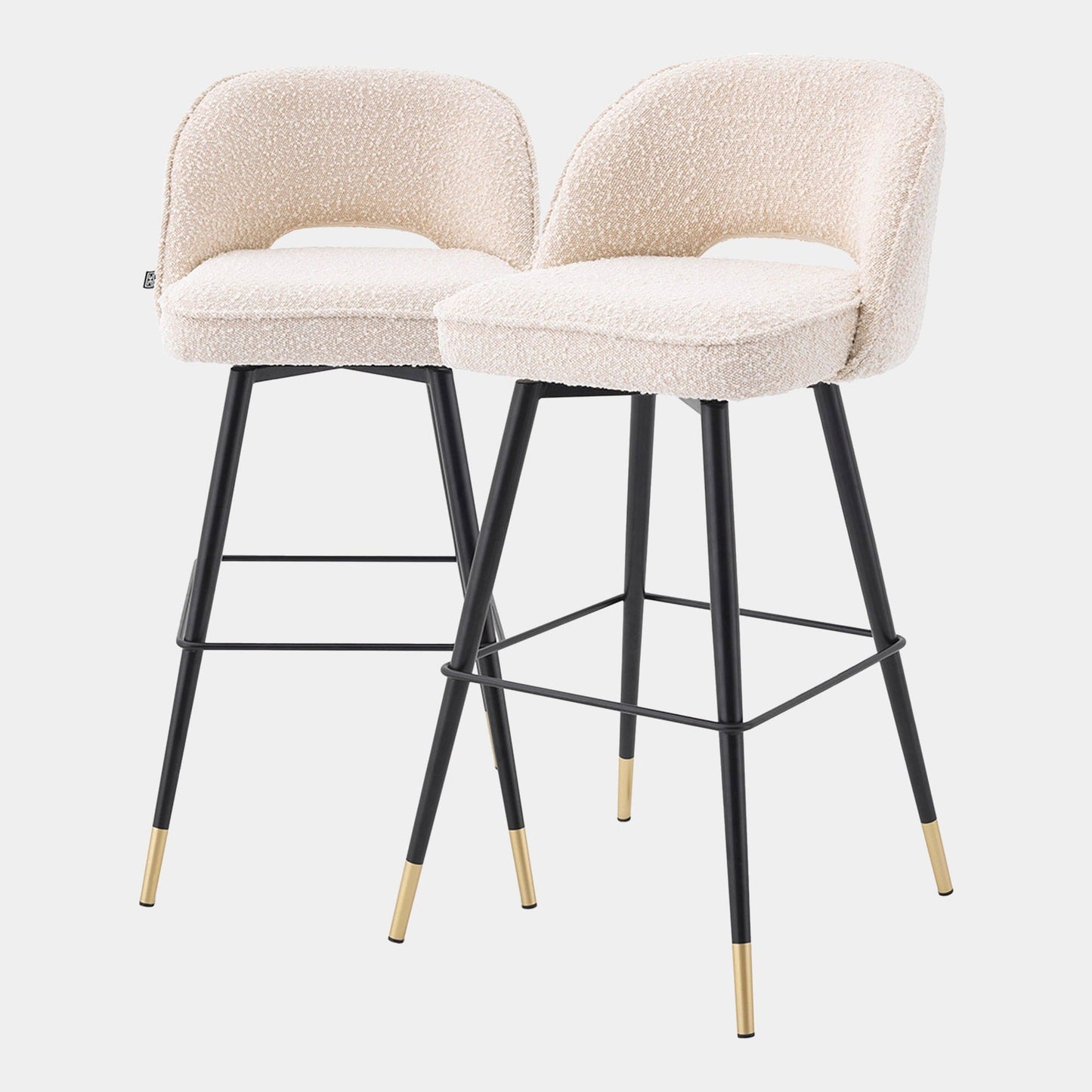 Eichholtz Cliff - Swivel Set Of 2 Barstools