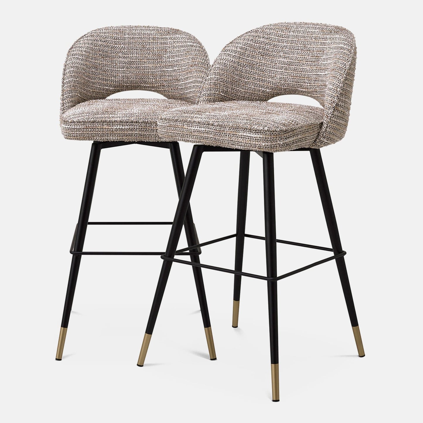 Eichholtz Cliff - Swivel Set Of 2 Barstools