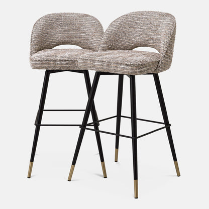 Eichholtz Cliff - Swivel Set Of 2 Barstools