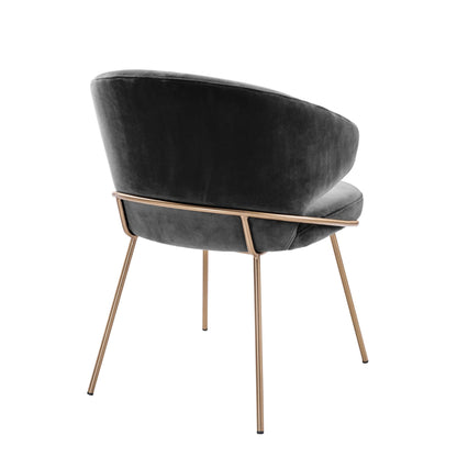 Eichholtz Kinley - Dining Chair In Velvet Fabric