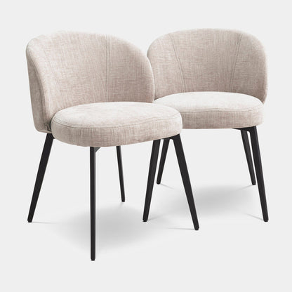 Eichholtz Lloyd - Set Of 2 Dining Chairs In Fabric
