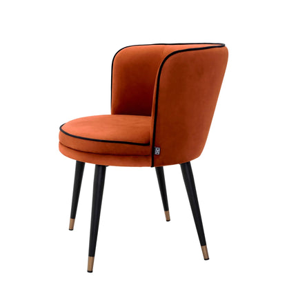 Eichholtz Grenada - Swivel Dining Chair, Velvet Fabric