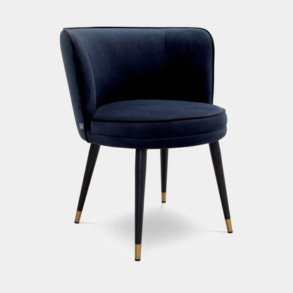Eichholtz Grenada - Swivel Dining Chair, Velvet Fabric