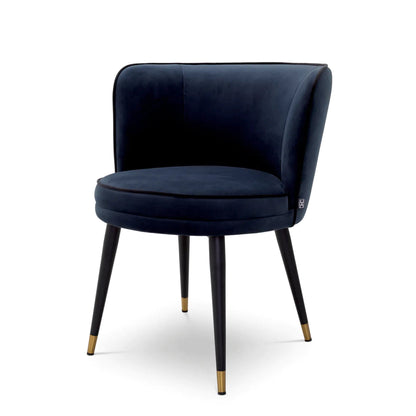 Eichholtz Grenada - Swivel Dining Chair, Velvet Fabric