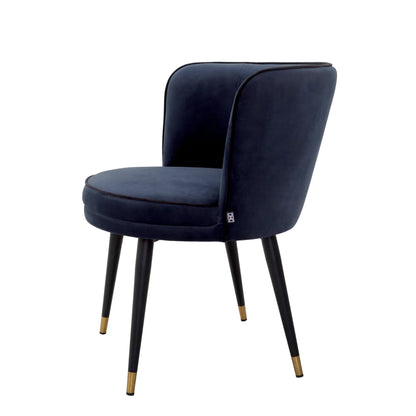Eichholtz Grenada - Swivel Dining Chair, Velvet Fabric