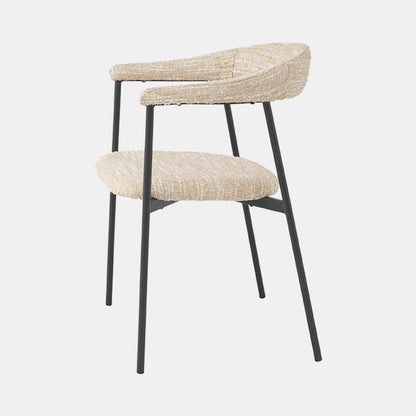 Eichholtz Julio - Set Of 2 Dining Chairs In Boucle Fabric