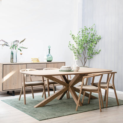 Frida - Dining Table, Solid Ash