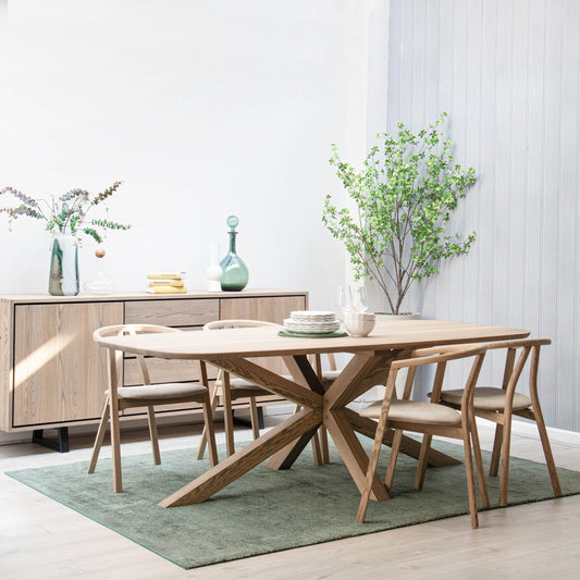 Frida - Dining Table, Solid Ash