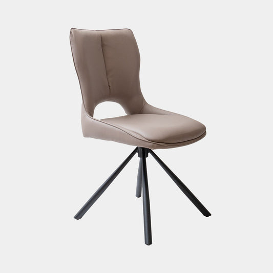 Grigio - Swivel Dining Chair In PU Leather