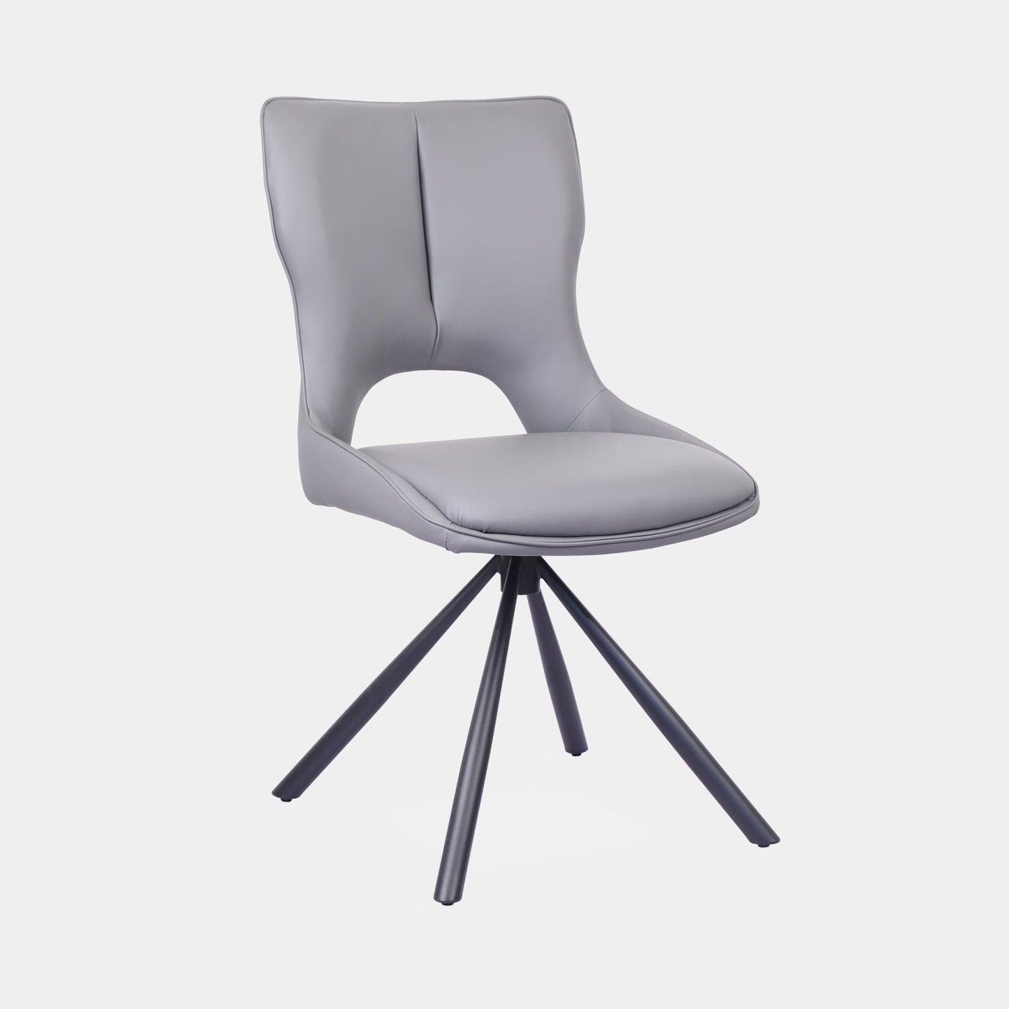 Grigio - Swivel Dining Chair In PU Leather