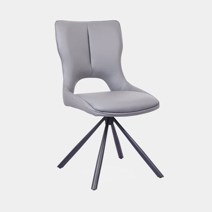Grigio - Swivel Dining Chair In PU Leather