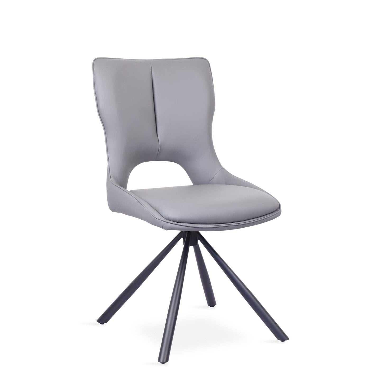 Grigio - Swivel Dining Chair In PU Leather
