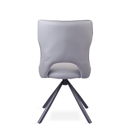 Grigio - Swivel Dining Chair In PU Leather