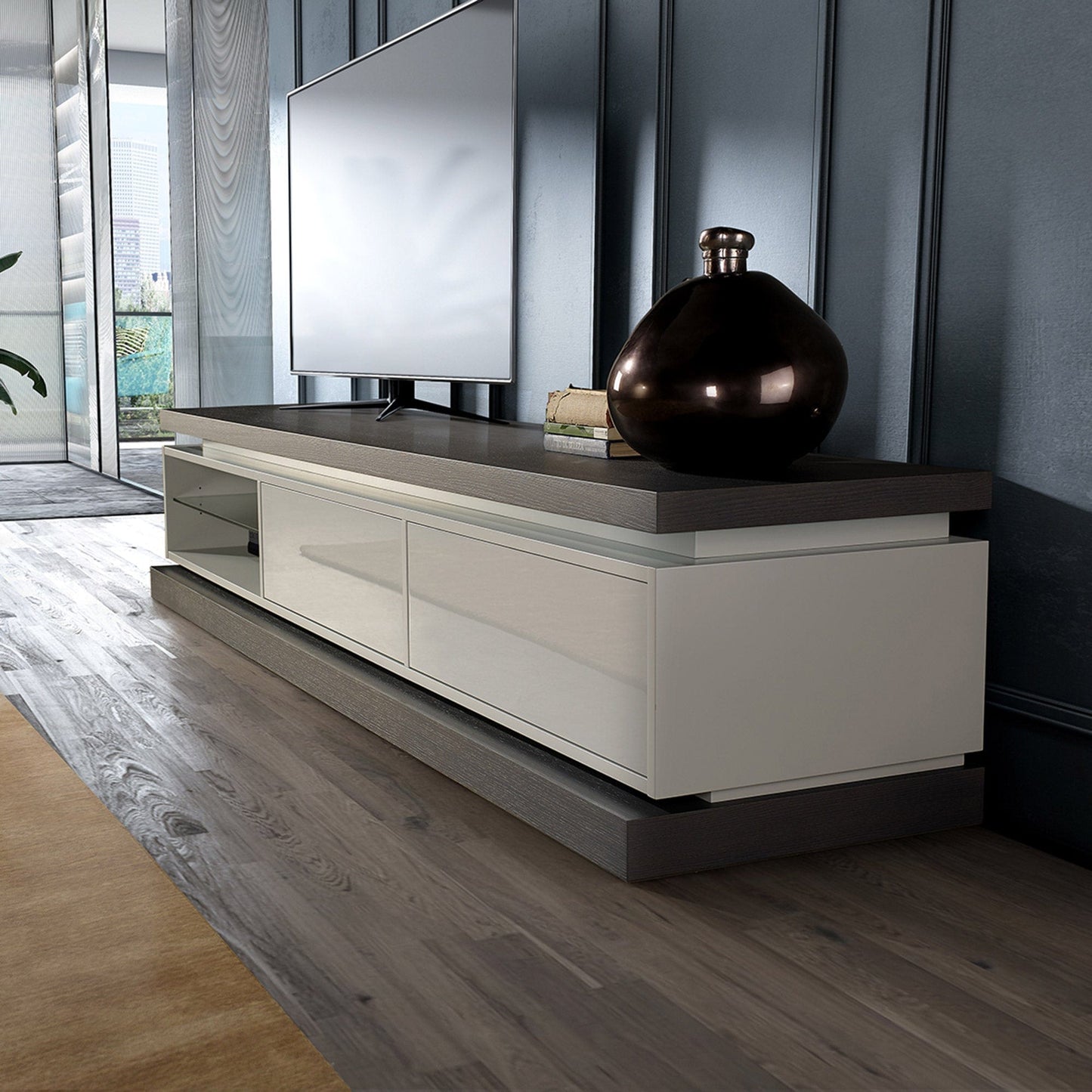 Guarda - TV Unit In Oak Matte Lacquer