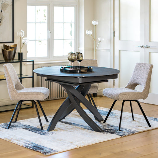 Latina - Extending Round Dining Table
