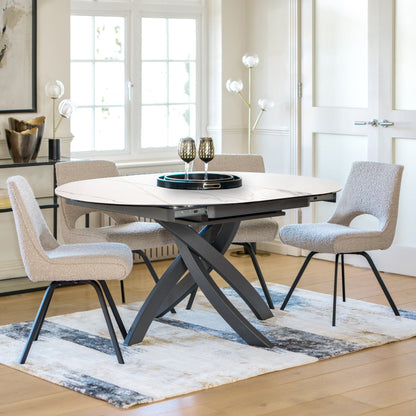 Latina - Extending Round Dining Table